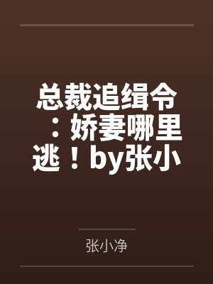 总裁追缉令：娇妻哪里逃！by张小净夏冬